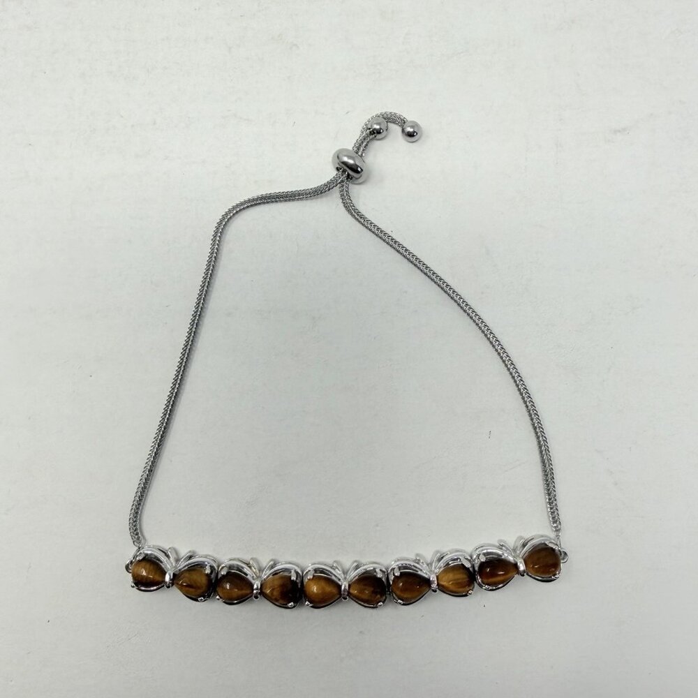 Shop LC Karis Collection South African Tigers Eye Bolo Bracelet‎ Adjustable 5460